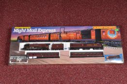 A BOXED HORNBY OO GAUGE NIGHT MAIL EXPRESS TRAIN SET, No.R899, version featuring Supersound,