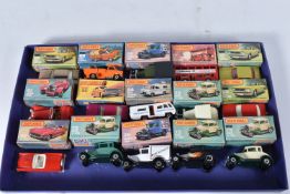 A QUANTITY OF BOXED MATCHBOX SUPERFAST 1-75 SERIES DIECAST VEHICLES, to include a number of Ford