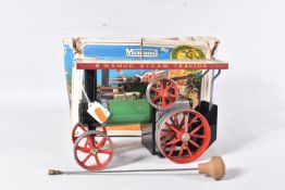 A BOXED MAMOD LIVE STEAM TRACTION ENGINE, No.TE1A, not tested, playworn condition and has been fired