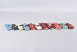 A QUANTITY OF UNBOXED AND ASSORTED PLAYWORN TRI-ANG SPOT-ON DIECAST VEHICLES, mainly Ford