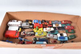 A QUANTITY OF UNBOXED AND ASSORTED PLAYWORN CORGI TOYS DIECAST VEHICLES, to include Chitty Chitty