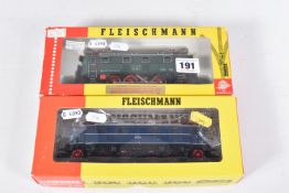 TWO BOXED FLEISCHMANN HO GAUGE D.B. ELECTRIC LOCOMOTIVES, Class 119 (431901) and Class BR 132 (