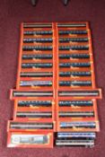 A QUANTITY OF MAINLY BOXED HORNBY OO GAUGE MK.I, MK.II, MKIII AND MK.IV COACHES IN B.R. INTERCITY
