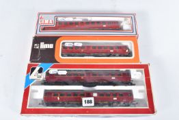 A BOXED LIMA HO GAUGE D.B. CLASS 515 DIESEL RAILBUS, AND UNPOWERED CLASS 815 DRIVING TRAILER SET,