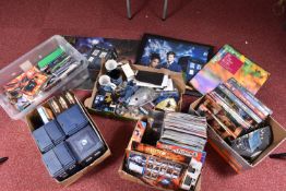 A COLLECTION OF MODERN DOCTOR WHO COLLECTABLES AND EPHEMERA, to include trading and other cards,