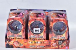 A QUANTITY OF CHARACTER OPTIONS DOCTOR WHO MICRO-UNIVERSE 3 FIGURE PACKS, 12 different figures all