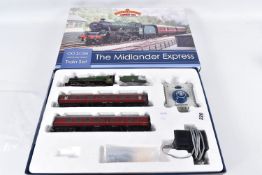 A BOXED BACHMANN OO GAUGE THE MIDLANDER EXPRESS TRAIN SET, No.30-285, comprising Jubilee class