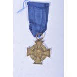 A GERMAN NAZI FIFTY YEAR FAITHFUL SERVICE MEDAL, the medal comes complete with ribbon and has the