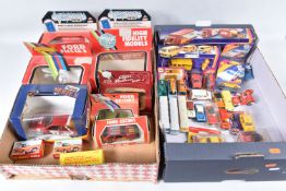 A QUANTITY OF BOXED AND UNBOXED ASSORTED MAJORETTE, POLISTIL AND SIKU DIECAST VEHICLES, assorted