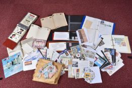 COLLECTION OF STAMPS IN TWO BANANA BOXES, we note IOM presentation packs, GB PHQs, covers,