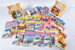 A QUANTITY OF BOXED MODERN DIECAST VEHICLES, to include Matchbox Thunderbirds, Captain Scarlet and