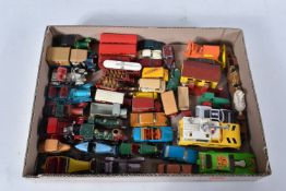 A QUANTITY OF UNBOXED AND ASSORTED PLAYWORN DIECAST VEHICLES, to include early Models of