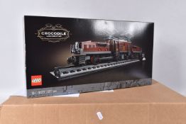 A FACTORY SEALED LEGO CREATOR EXPERT CROCODILE LOCOMOTIVE, model no. 10277, 1271 pieces, with