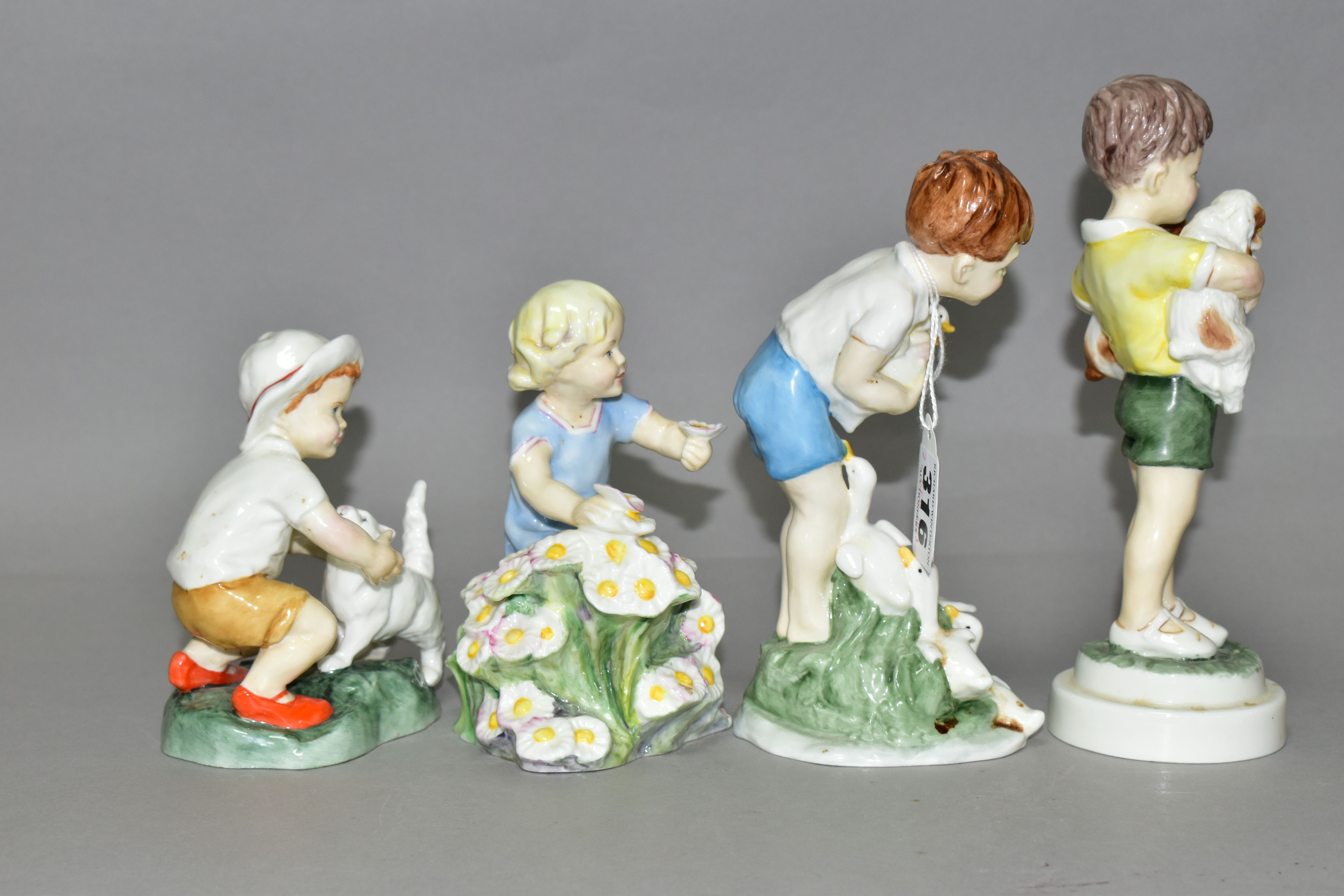 FOUR ROYAL WORCESTER FIGURES OF CHILDREN, modelled by F G Doughty, comprising Snowy 3457, May - Image 2 of 5