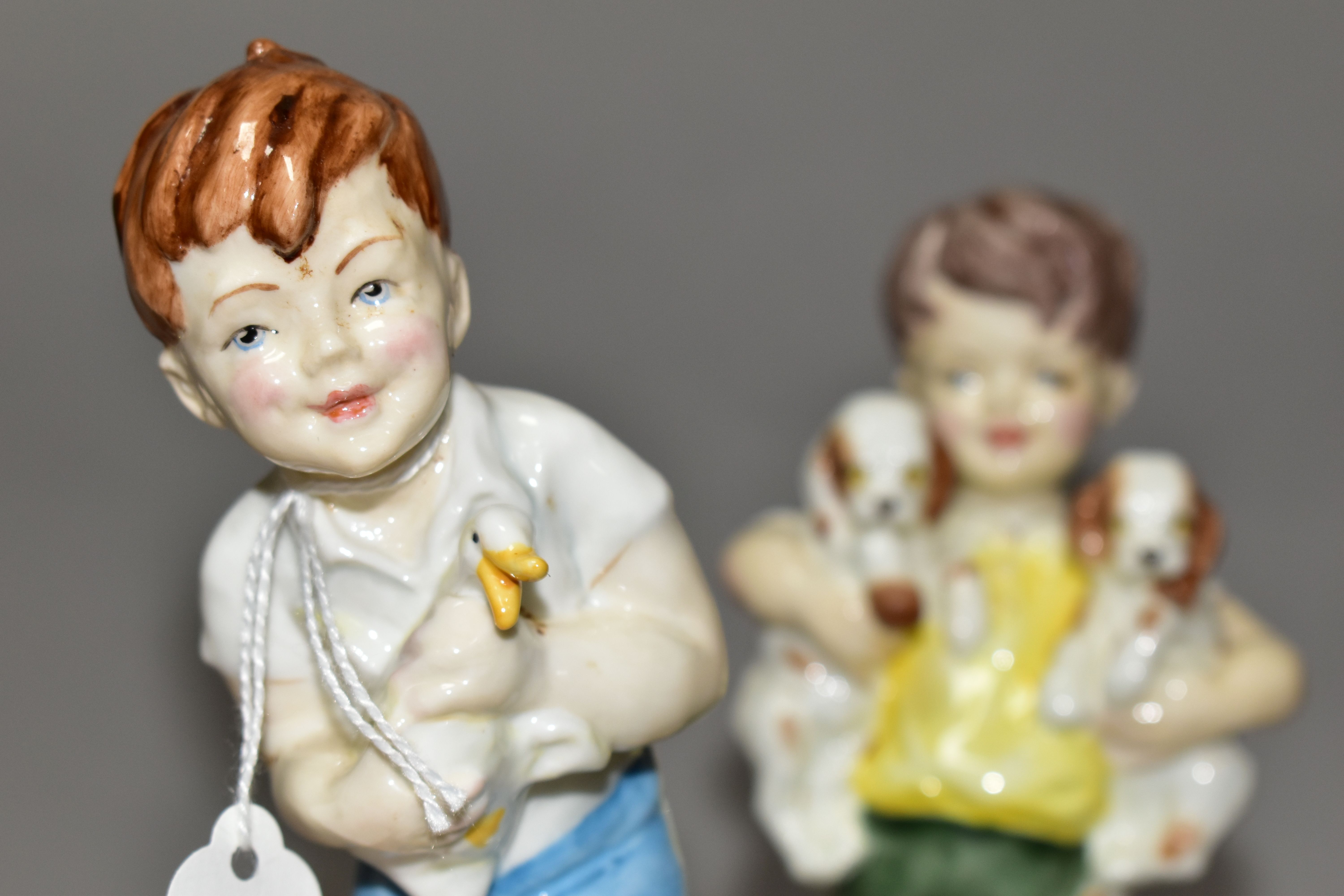 FOUR ROYAL WORCESTER FIGURES OF CHILDREN, modelled by F G Doughty, comprising Snowy 3457, May - Image 5 of 5
