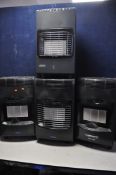 A COLLECTION OF GAS HEATERS comprising three Campingaz gas heaters IR5000 and a lifestyle LD468A gas