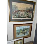 FIVE FRAMED SIGNED LIMITED EDITION PRINTS, comprising Helen Bradley 'The Fair at Daisy Nook',