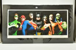 ALEX ROSS FOR DC COMICS (AMERICAN CONTEMPORARY) 'ORIGINAL SEVEN' portraits of Green Lantern,