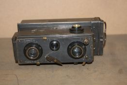 A RICHARD JULES VERASCOPE CAMERA stamped Brevets? To rear( see images