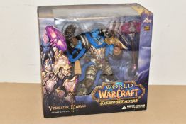 WORLD OF WARCRAFT VINDICATOR MARAD DELUXE COLLECTOR FIGURE SEALED, figure is sealed inside its
