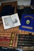 THREE BOXES OF ANTIQUARIAN BOOKS comprising approximately eighty titles to include sixteen Lord