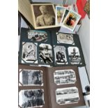 POSTCARDS, Approximately 1075 Postcards in three albums and one box comprising topographical