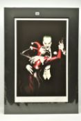 ALEX ROSS FOR DC COMICS (AMERICAN CONTEMPORARY) 'TANGO WITH EVIL' the Clown Prince and Harley Quinn,