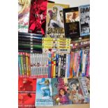 BOX CONTAINING A QUANTITY OF MANGA, includes Wild Adaptor volumes 1-6, D.N.Angel volumes 1-8, My
