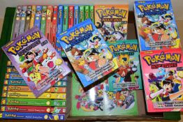 POKEMON ADVENTURES VOLUMES 1-23, a collection of Manga that goes through the Red & Blue storyline,