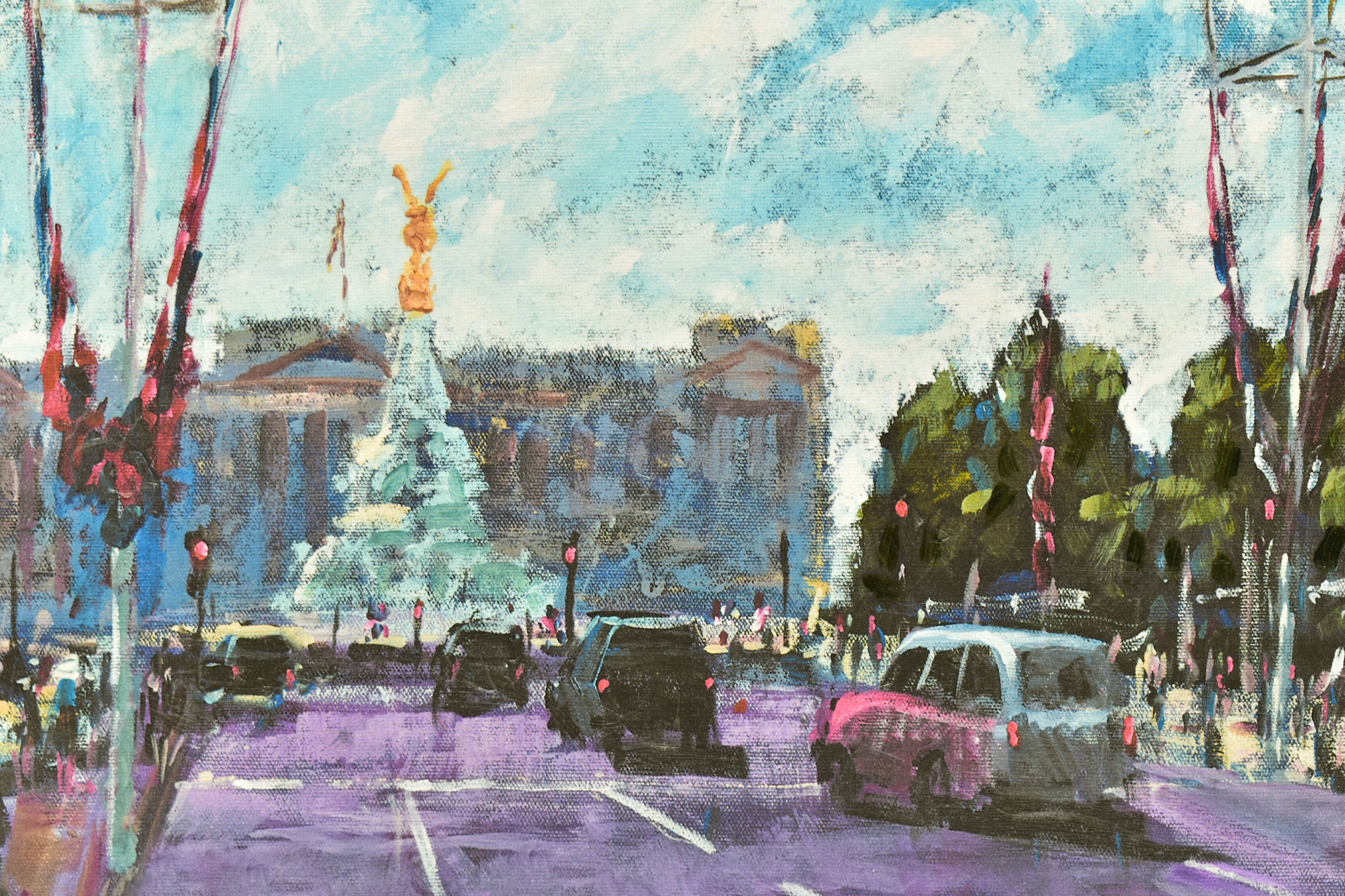 TIMMY MALLETT (BRITISH CONTEMPORARY) 'CELEBRATING ON THE MALL', a signed limited edition box - Image 2 of 4