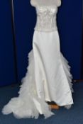 WEDDING DRESS, end of season stock clearance (may have slight marks or very minor damage) size 8,