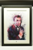 DANIEL MERNAGH (BRITISH CONTEMPORARY) '007 - WITH LOVE', a signed limited edition print depicting