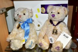 TWO BOXED STEIFF BEARS, comprising 663659 'Diamond Jubilee' vanilla bear, height 27cm, No. 2252