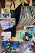 ONE BOX OF LP AND 45RPM RECORDS, to include over one hundred and fifty 45rpm single records from