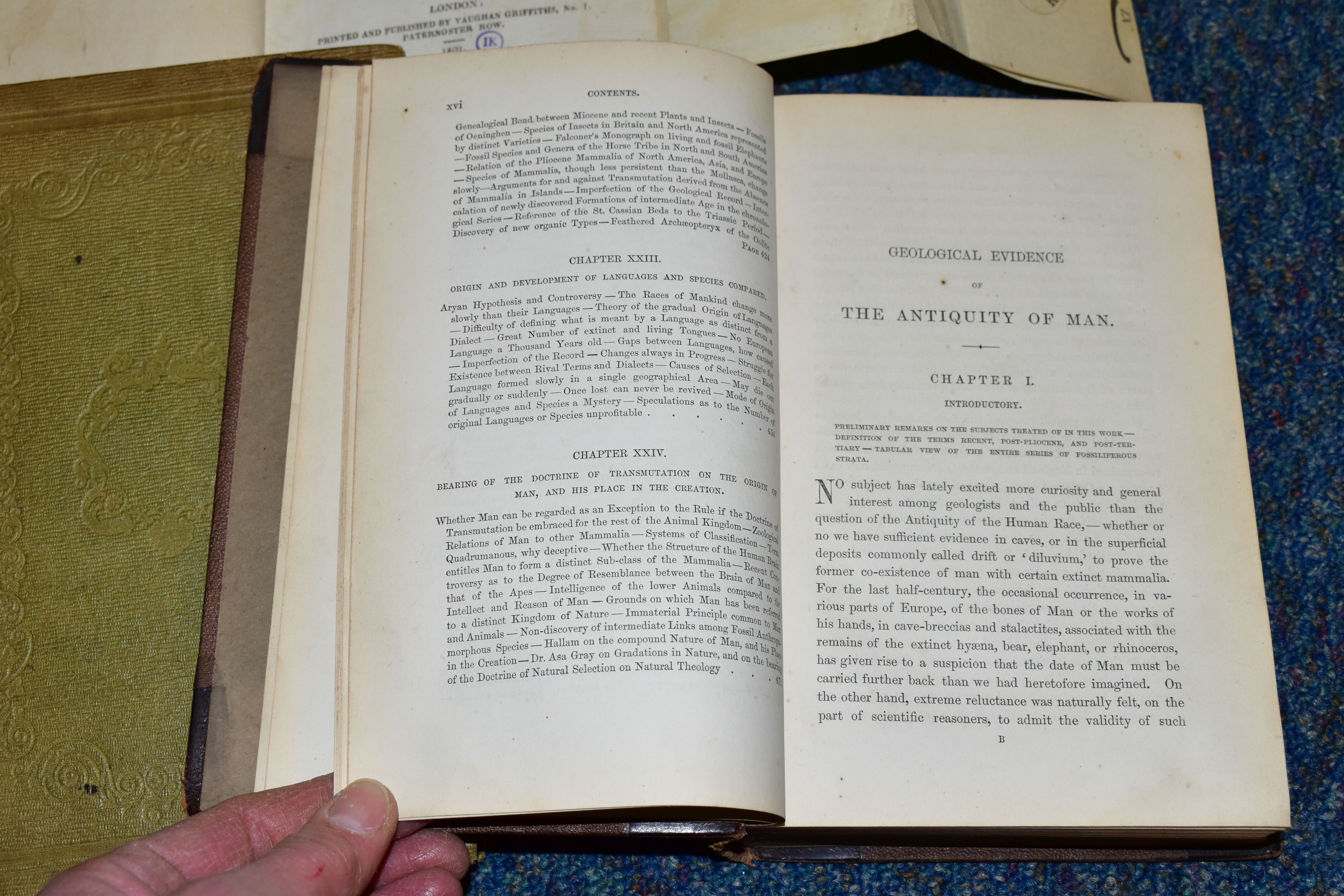BOOKS, Four Antiquarian titles comprising Vestiges of The Natural History of Creation by Robert - Image 7 of 10