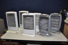 SIX HALOGEN HEATERS including two SupaWarm, two Frontier, etc