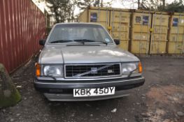 A 1982 VOLVO 345GL 5 DOOR HATCHBACK CAR, in silver, with 1.4 petrol engine, first registered 01/08/