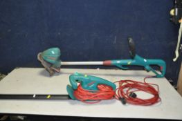A BOSCH ART 26 COMBITRIM STRIMMER with spare string (PAT pass and working) and a Bosch AHS60-16