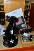 WILD HEERBRUGG M12 BINOCULAR MICROSCOPE, complete with wooden box, Kohler lamp and box of