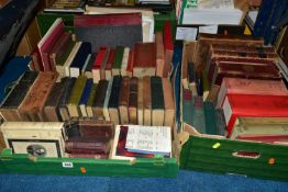 THREE BOXES OF BOOKS & EPHEMERA containing approximately sixty miscellaneous Antiquarian titles in