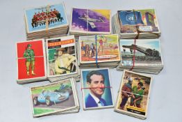 A COLLECTION OF 1950'S/1960'S BUBBLE GUM CARDS, to include a complete set of A & BC Football Quiz
