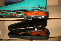 A MURDOCH, MURDOCH AND CO 'THE MAIDSTONE VIOLIN with case and bow and a Chinese model MV005 (