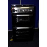 A HOTPOINT HD5G00CCX/UK GAS COOKER measuring width 50cm x depth 66cm x height 93cm (UNTESTED)