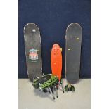 THREE SKATEBOARDS along with a remote control insect (UNTESTED)