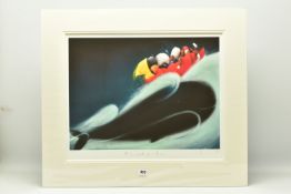 DOUG HYDE (BRITISH 1972) 'A WHALE OF A TIME', a signed limited edition print on paper depicting dogs