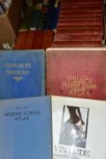 TWO BOXES OF ANTIQUARIAN BOOKS, to include twenty two Macmillan & Co. Rudyard Kipling novels, a