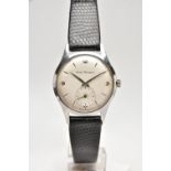 A GENTS 'GIRARD-PERREGAUX' WRISTWATCH, manual wind, round cream dial signed 'Girad-Perregaux', A