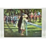 SHERREE VALENTINE DAINES (BRITISH 1959) 'ON PARADE', a signed limited edition print on board