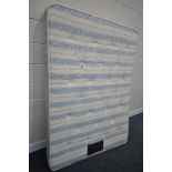 A 4FT6 STRIPPED MATTRESS