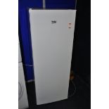 A BEKO FCFM1545W TALL FREEZER measuring width 54cm x depth 58cm x height 145cm (PAT pass and working